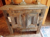 BARN WOOD STORAGE CABINET 33