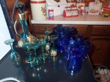 DECANTER WITH MATCHING GLASSES, PITCHER WITH MATCHING GLASSES