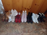 (7) PAIRS OF LADIES LACE-UP BOOTS, SIZES 6 - 6