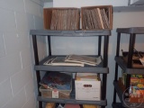 LARGE ASSORTMENT OF PRINTS, 3 SHELVES