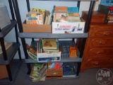 (3) SHELVES OF CHILDREN'S BOOKS AND SHELF