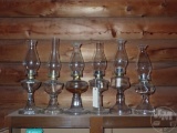 KEROSENE LAMPS, (6)