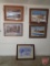 (5) Framed prints: 1987 Pheasants Forever by Dan Smith