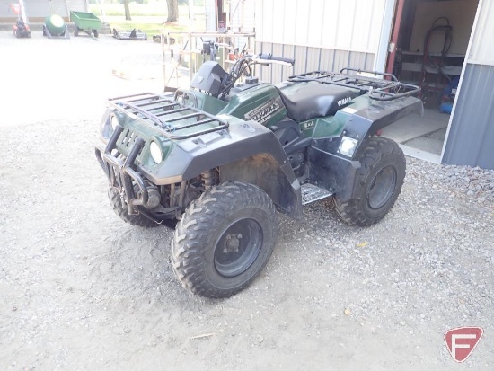 200 Yamaha Grizzly 600 4x4 ATV, 1857.9 miles showing, plates 477 HZ