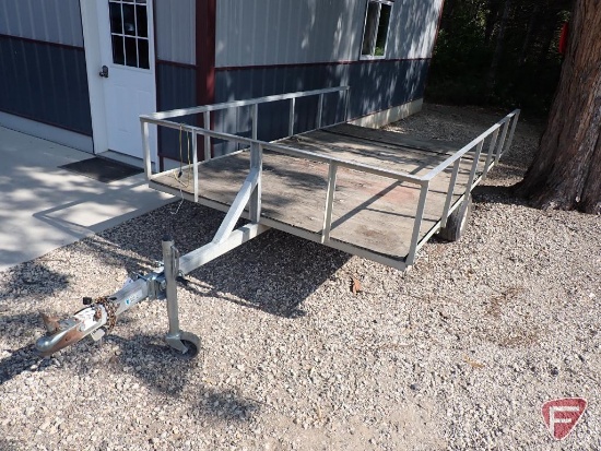 Single axle utility trailer, 10' x 6', 2" ball