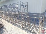 (7) Stackable steel crates, 57