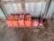 Log chain, binder, 3 ton jack stands (2), gas cans (5)