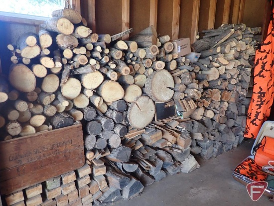 Cut firewood, 12ft wide x 5ft high