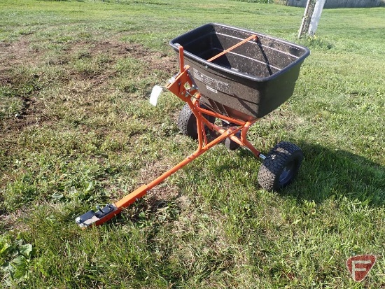 Agri-Fab pull type fertilizer spreader