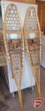 Vintage snowshoes with bindings, 56