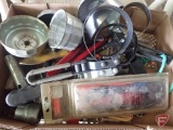 Filter wrenches, caps, battery cable, Black & Decker float-load maintainer