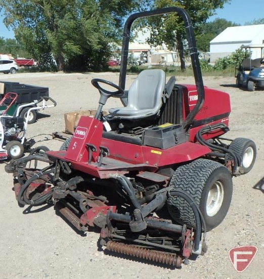 2005 Toro Reelmaster 5500D 4WD 5-gang fairway reel mower, ROPS, 3,732 hrs.