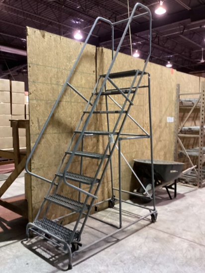 COTTERMAN 8 STEP WAREHOUSE ROLLING STAIRCASE