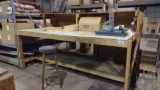 WOODEN WORK SHOP BENCH