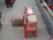 Child/doll furniture: chairs, step stool, metal wagon, wood box 5pcs