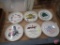 Advertising ashtrays, decorative light switch covers. 2 totes