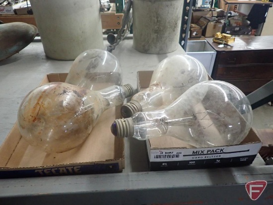 (4) vintage large base light bulbs