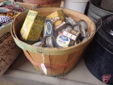 Basket of canning jar lids