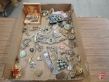 Jewelry: mostly bracelets, pins, pendants