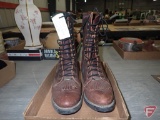 Double H packer boots, size 9D