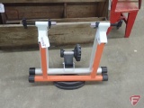 Indoor bicycle training stand