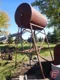 FUEL BARREL ON STAND, 38