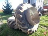 BAND DUALS FOR TRACTOR, SIZE 18.4-34, LESS HARDWARE