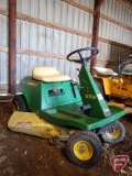 JOHN DEERE S82 RIDING MOWER, NO KEY, HAS DEAD BATTERY,  SN M00S82X291589