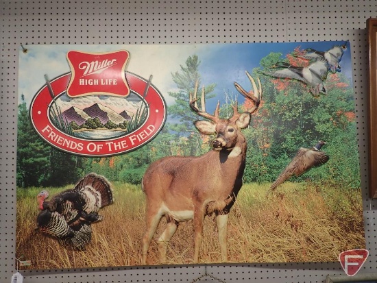 Miller High Life 3 dimensional plastic poster, 55"x36"