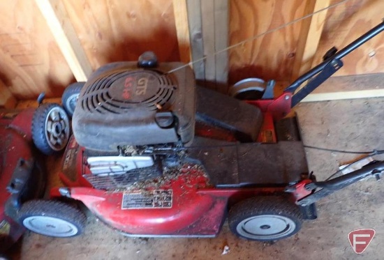 Toro Super Recycler 22" self propelled lawn mower, missing rubber on one tire, 6.5hp