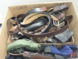 LEATHER BELTS, HOLSTERS, POUCHES, SLINGS