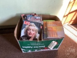 QTY OF MAGAZINES, BOOKS & COMICS, INCLUDING LIFE & PEOPLE