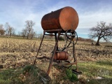 GAS BARREL ON STAND, 40