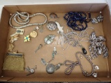 LADIES JEWELRY: NECKLACES, PENDANTS, EARRINGS; SPORT GLASSES, POCKET KNIVES. 3BOXES