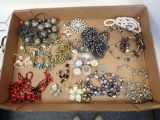 LADIES JEWELRY: NECKLACES, PINS, EARRINGS. 2BOXES