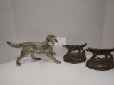 METAL DOG FIGURINE 7.5