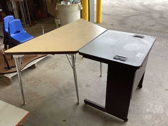 (2) TABLES, 30"L X 24"W X 29"H, 57"L X 26"W