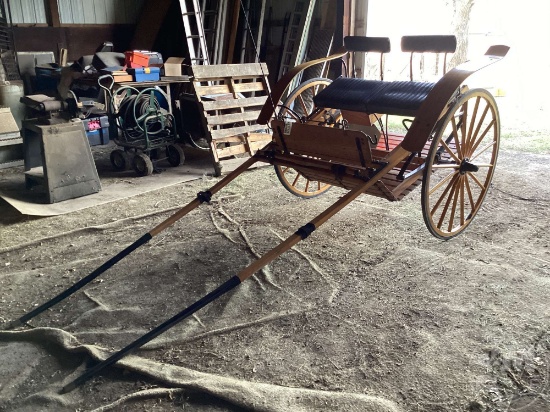 2 WHEEL HORSE CART WITH HARNESS