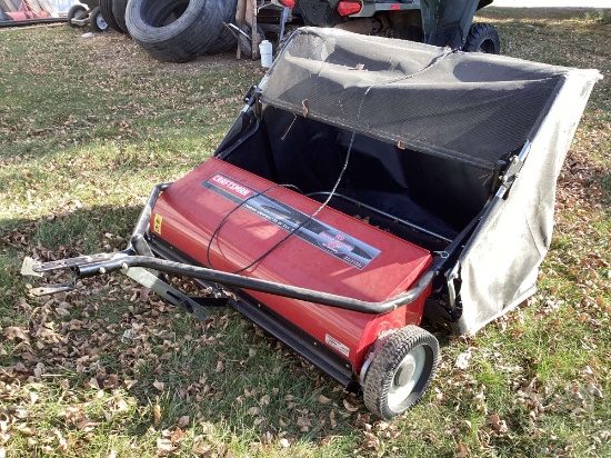 CRAFTSMAN LAWN SWEEPER, TOW BEHIND, 42" WORKING WIDTH, MODEL NO.
