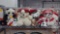 SANTA BEARS AND OTHERS. ALL ON SHELF