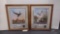 (2) NATIONAL PARK SERIES FRAMED PRINTS WITH STAMP AND COINS,