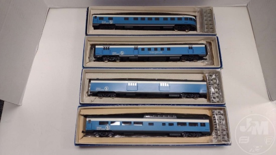 (4) GREAT NORTHERN ELECTRIC TRAIN CARS. 2 BOXES