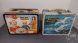 (2) METAL LUNCH BOXES, JONATHAN LIVINGSTON SEAGULL WITH THERMOS, FAMILY