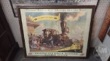 CHICAGO AND NORTH WESTERN RAILROAD FRAMED ADVERTISING 41