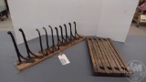 DRYING RACK AND HAT RACK WITH HOOKS