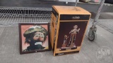EMMETT KELLY PORCELAIN COLLECTABLE AND SIGNED PICTURE