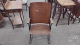 THEATER SEAT WITH DIAMOND SPECIAL SHOE ADVERTISING, MEN