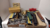 GILBERT ELECTRIC TRAIN, TRACK, AND ACCESSORIES. 2 BOXES