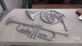 WHITEHALL METAL FRENCH HORN AND TRUMPET PIECES