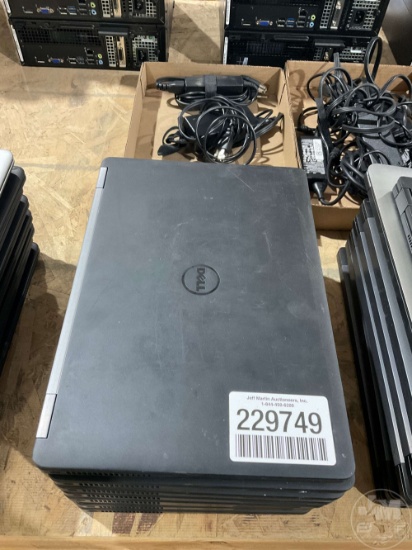 (8) DELL LAPTOPS, (2) HAVE CHARGERS, HARD DRIVES LIKELY REMOVED